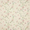 multicolour botanical embroideried fabric from Colefax & Fowler