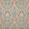 multicolour botanical embroideried fabric from Colefax & Fowler