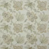blue botanical embroideried fabric from Colefax & Fowler