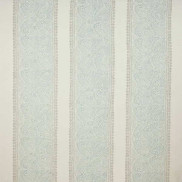 Carissa Fabric - Aqua by blue botanical voile-sheer fabric from Colefax & Fowler