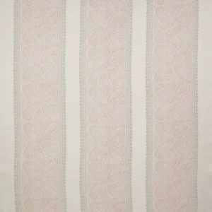 pink botanical voile-sheer fabric from Colefax & Fowler