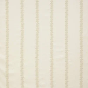 brown botanical embroideried fabric from Colefax & Fowler