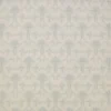 black-grey botanical embroideried fabric from Colefax & Fowler