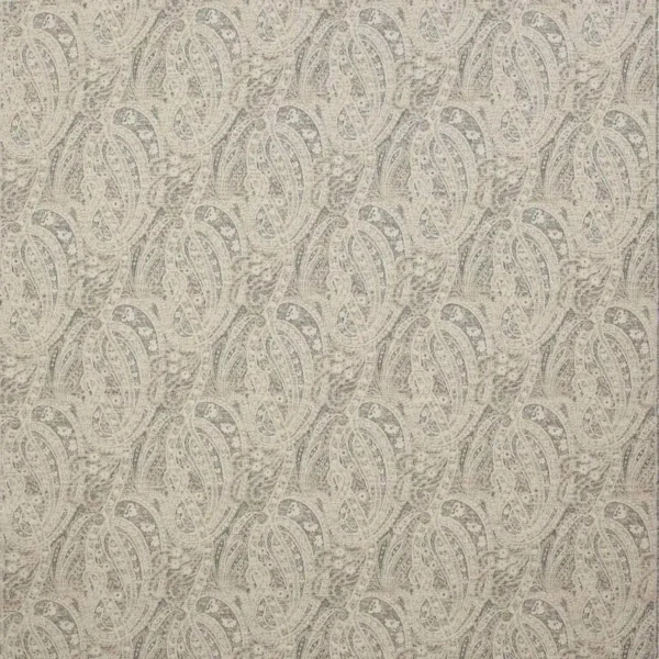 Burnell Fabric - Beige by black-grey misc woolen fabric from Colefax & Fowler