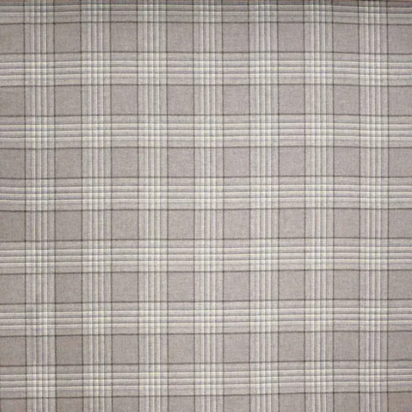 Lowick Plaid Fabric - Silver by blue checked woolen fabric from Colefax & Fowler