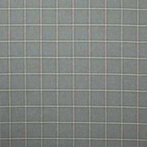 blue checked woolen fabric from Colefax & Fowler