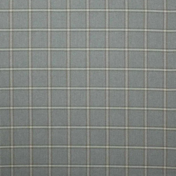 blue checked woolen fabric from Colefax & Fowler
