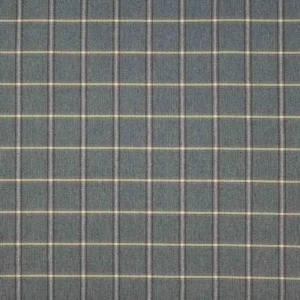 blue checked woolen fabric from Colefax & Fowler