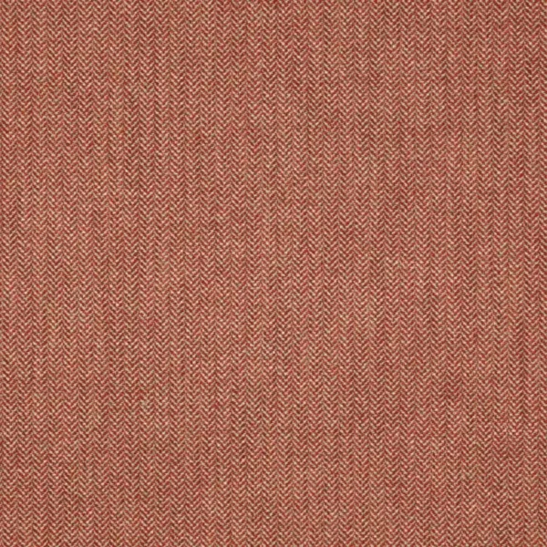 red geometric woolen fabric from Colefax & Fowler
