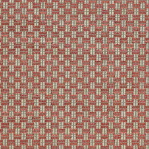 red misc woven fabric from Colefax & Fowler