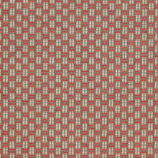 Keston Fabric - Red by red misc woven fabric from Colefax & Fowler