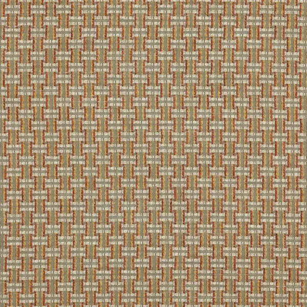 Keston Fabric - Ochre by multicolour misc woven fabric from Colefax & Fowler