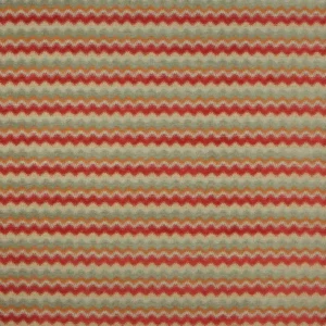 multicolour geometric woven fabric from Colefax & Fowler