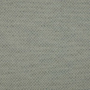blue geometric woven fabric from Colefax & Fowler