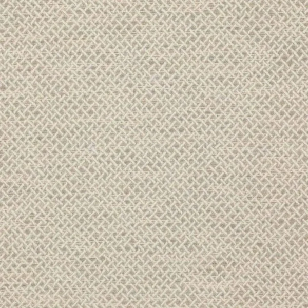 Medway Fabric - Silver by black-grey geometric woven fabric from Colefax & Fowler