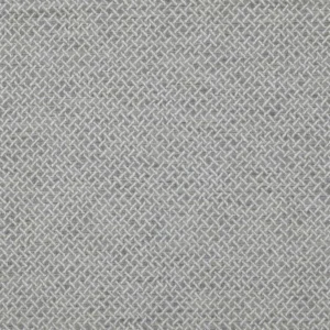 blue geometric woven fabric from Colefax & Fowler