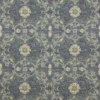 blue geometric printed fabric from Colefax & Fowler