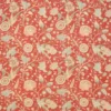 red animal linen fabric from Colefax & Fowler