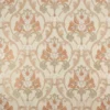 orange botanical embroideried fabric from Colefax & Fowler