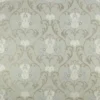 blue botanical embroideried fabric from Colefax & Fowler