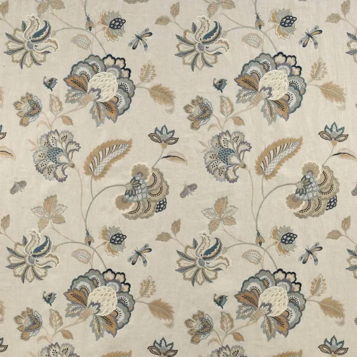 Ashlar Fabric - Blue swatch