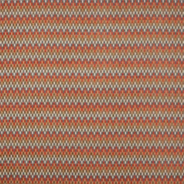 Wyatt Fabric - Tomato / Sienna by multicolour misc woven fabric from Colefax & Fowler