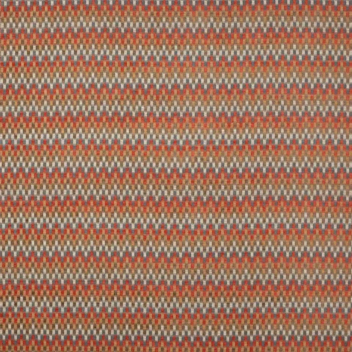 Wyatt Fabric - Tomato / Sienna swatch