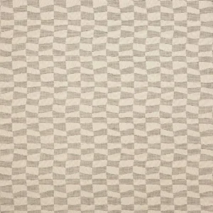 brown checked woven fabric from Colefax & Fowler