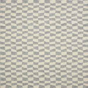 blue checked woven fabric from Colefax & Fowler