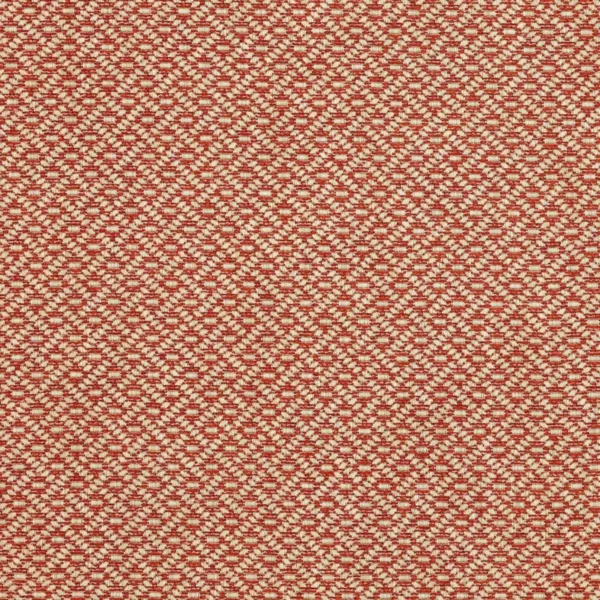 Kinsford Fabric - Tomato by red misc woven fabric from Colefax & Fowler