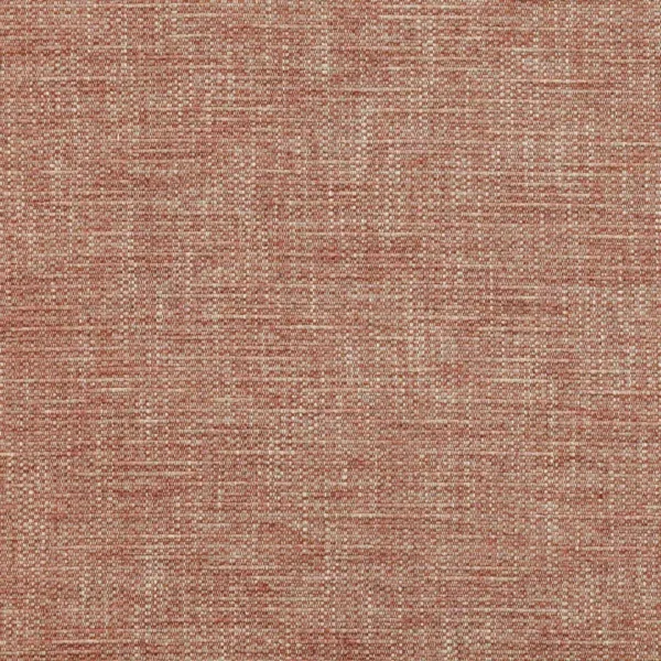 Brandon Fabric - Terracotta by orange plain woven fabric from Colefax & Fowler