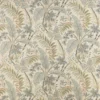 blue botanical linen fabric from Colefax & Fowler