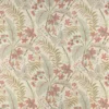blue botanical linen fabric from Colefax & Fowler