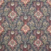 blue botanical woven fabric from Colefax & Fowler