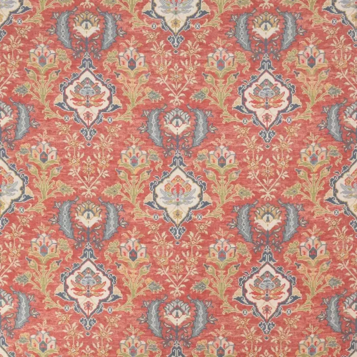 Floriana Fabric - Red swatch