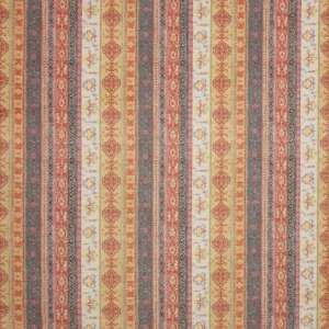 multicolour striped woven fabric from Colefax & Fowler