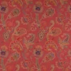 multicolour botanical embroideried fabric from Colefax & Fowler