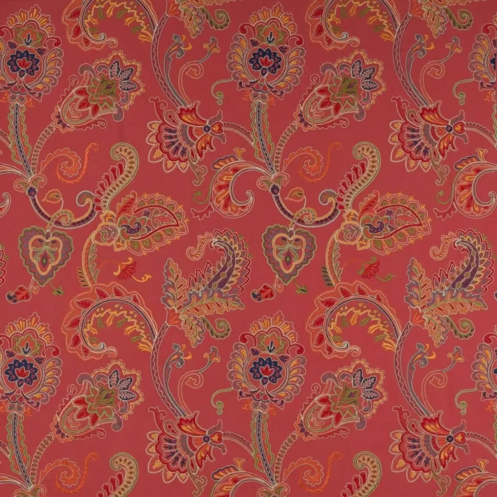 Carsina Fabric - Red swatch