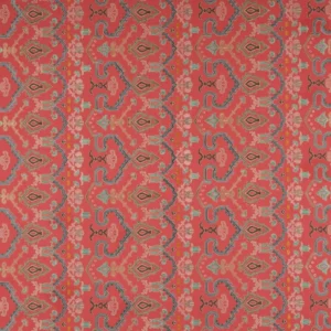 multicolour traditional embroideried fabric from Colefax & Fowler