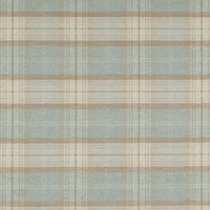 blue checked woven fabric from Colefax & Fowler