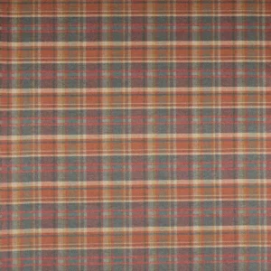 blue checked woven fabric from Colefax & Fowler