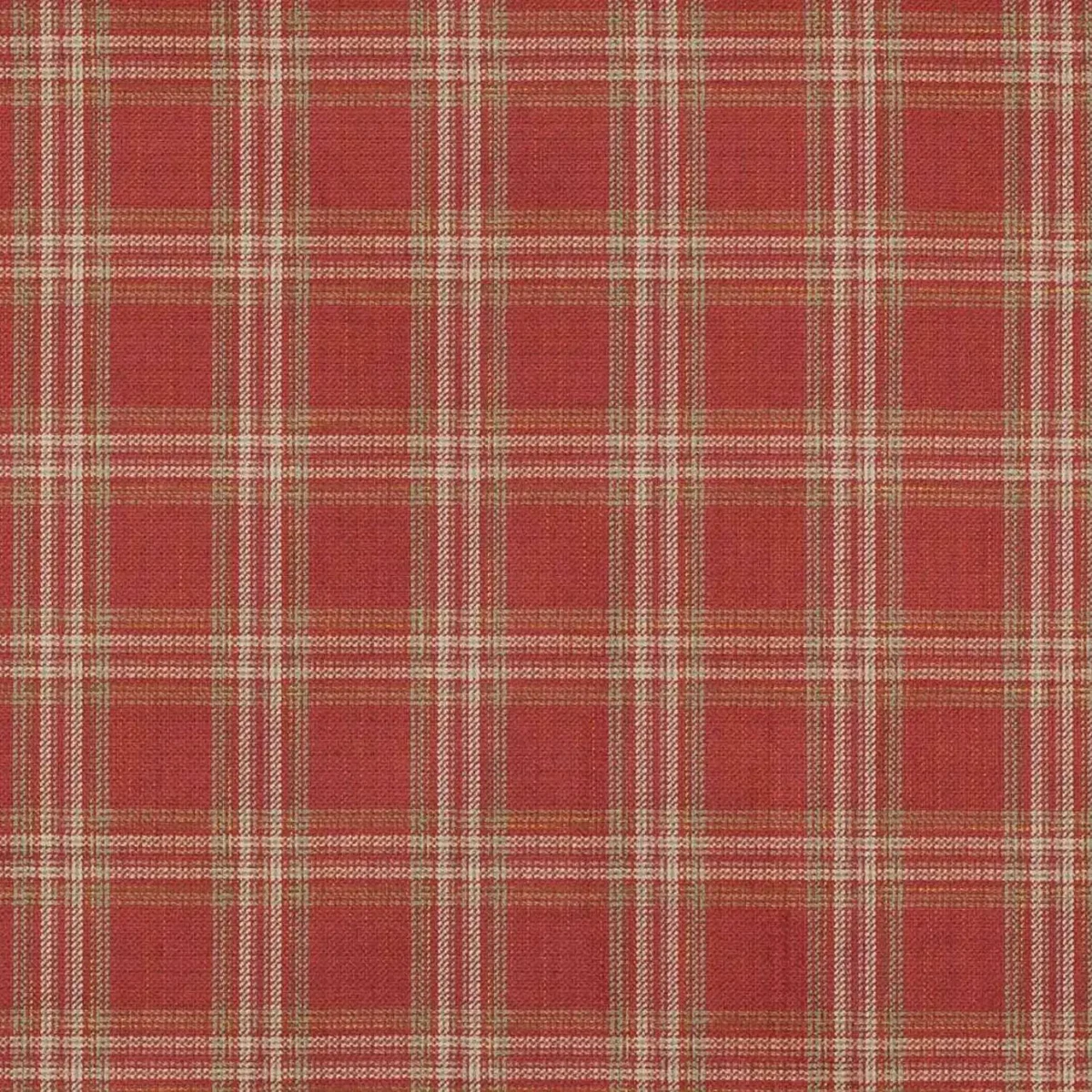 red checked woven fabric from Colefax & Fowler