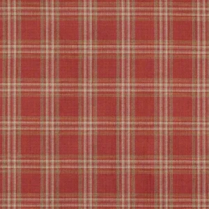 red checked woven fabric from Colefax & Fowler