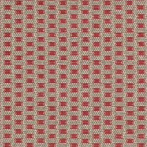 black-grey geometric jacquard fabric from Colefax & Fowler