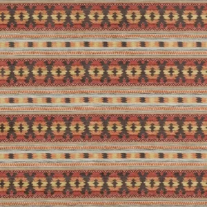 multicolour traditional jacquard fabric from Colefax & Fowler
