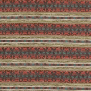 multicolour traditional jacquard fabric from Colefax & Fowler