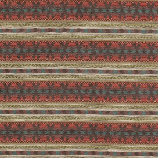 multicolour traditional jacquard fabric from Colefax & Fowler