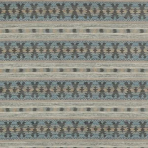 blue traditional jacquard fabric from Colefax & Fowler