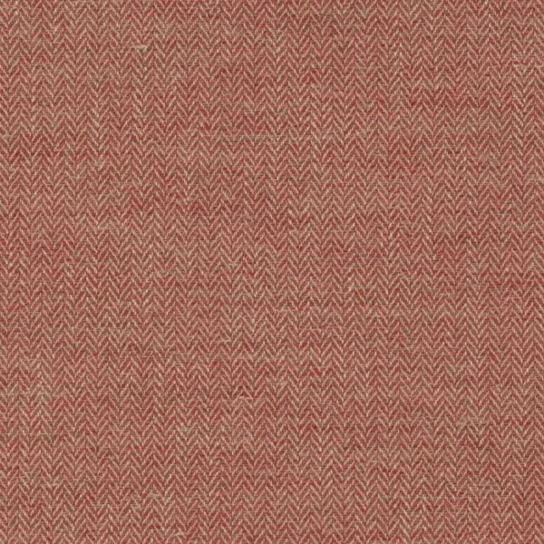 Tristram Fabric - Red by red striped woven fabric from Colefax & Fowler