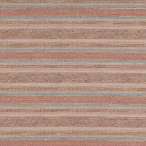 multicolour striped woven fabric from Colefax & Fowler